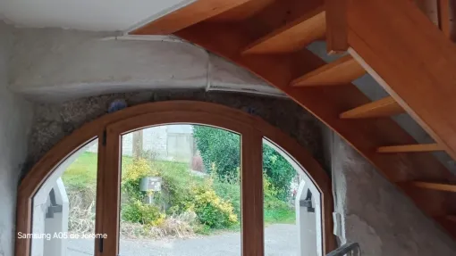 Reprise de finition d'une fenêtre, Belley, AINPACT'RÉNOV