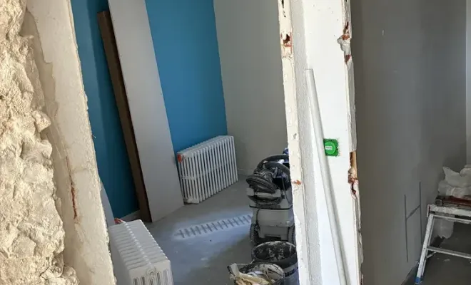 Découvrez les photos de notre chantier en phase finale de rénovation haussmannienne, Belley, AINPACT'RÉNOV