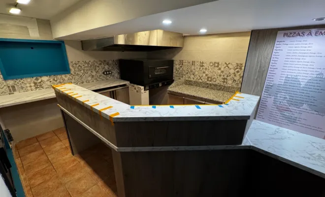 chantier pizzeria Le Venise a Seyssel 74