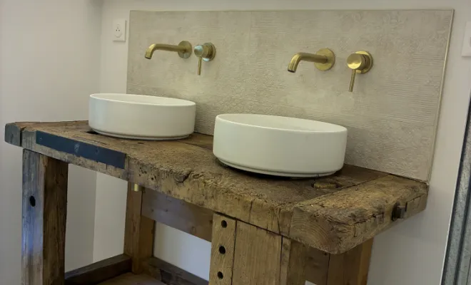 meuble sdb double vasque style atelier veilli